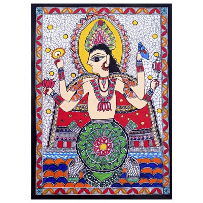 Avocat de Kourma - Vishnu | Acrylique sur toile | Par Muskan