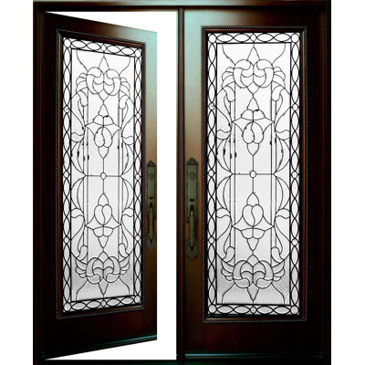 Paneled Wood Front Entry Doors