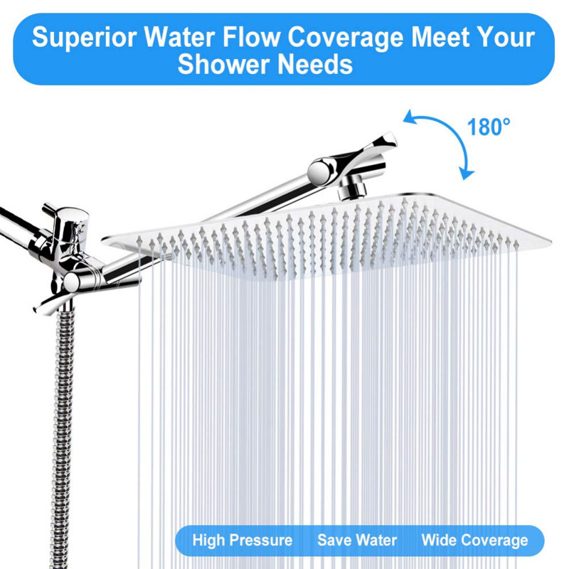 Rain Dual Shower Head 1.6 GPM GPM