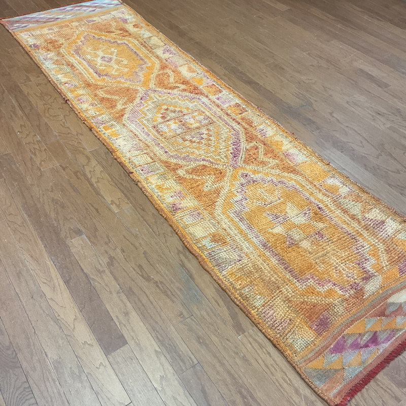 Bungalow Rose Handmade Turkish Oushak Wool Runner