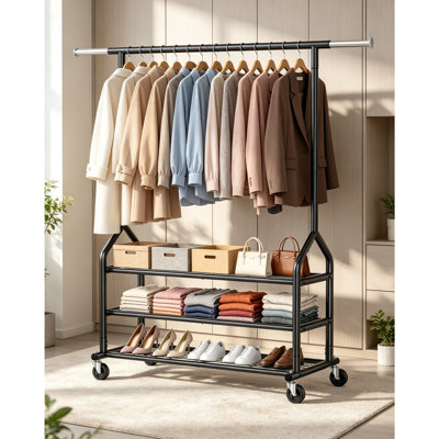 180cm Adjustable Portable Wardrobe