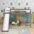 Twin Wood Loft Bed With Slide & Ladder-303621949-328852437