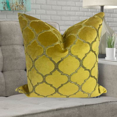 Housse de coussin en velours