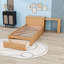 Lit plateforme simple avec bureau et rangement-1395042285