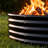 4FT Oval Camp Fire Ring Pit