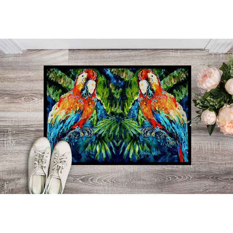 Epperly Non-Slip Outdoor Doormat, Rectangle 2' x 3'