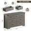 Commode 7 tiroirs 51 po, commode 7 tiroirs, rangement pour commodes de chambre à coucher, salon-1484594374