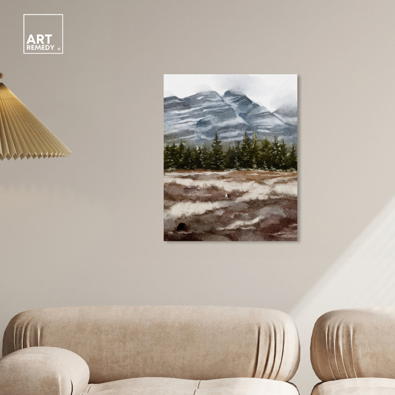 February Rocks Landscape Gallery Wrapped Canvas Art, 20" x 24"