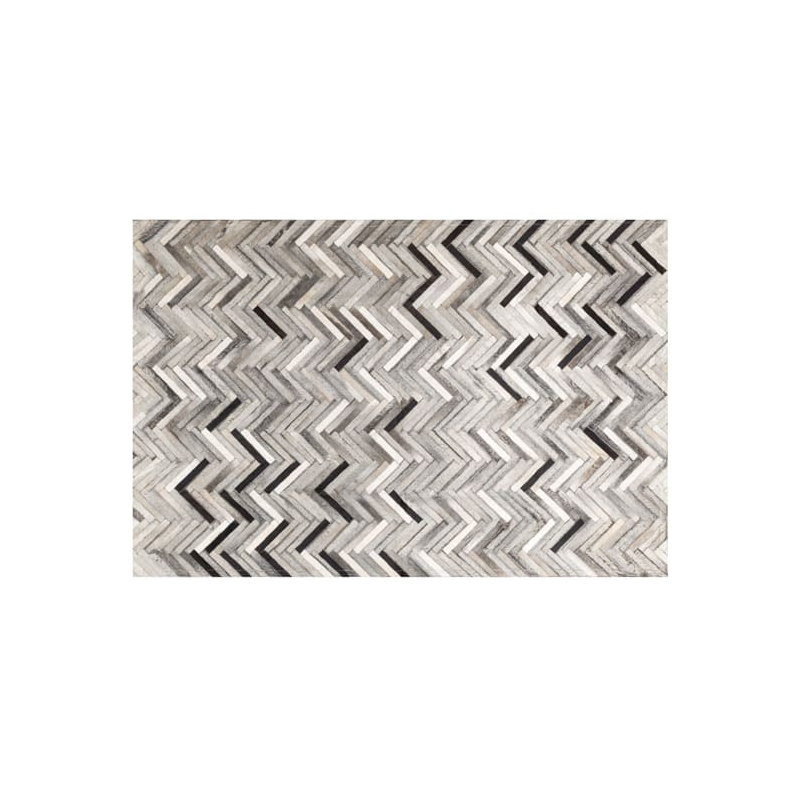 Art Hide Cowhide Area Rug in Gray, Rectangle 9' x 12'
