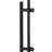62.5" Industrial 3CCT LED Pharmacy Reading Task Floor Lamp in Black-938583479