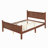 Flat Panel Bed With Headboard & Footboard, Minimalist Modern Platform Bed With Wood Grain Finish, Shaker And Farmhouse Style Design, Sleek And Functional Bedroom Furniture-712729488-712729494