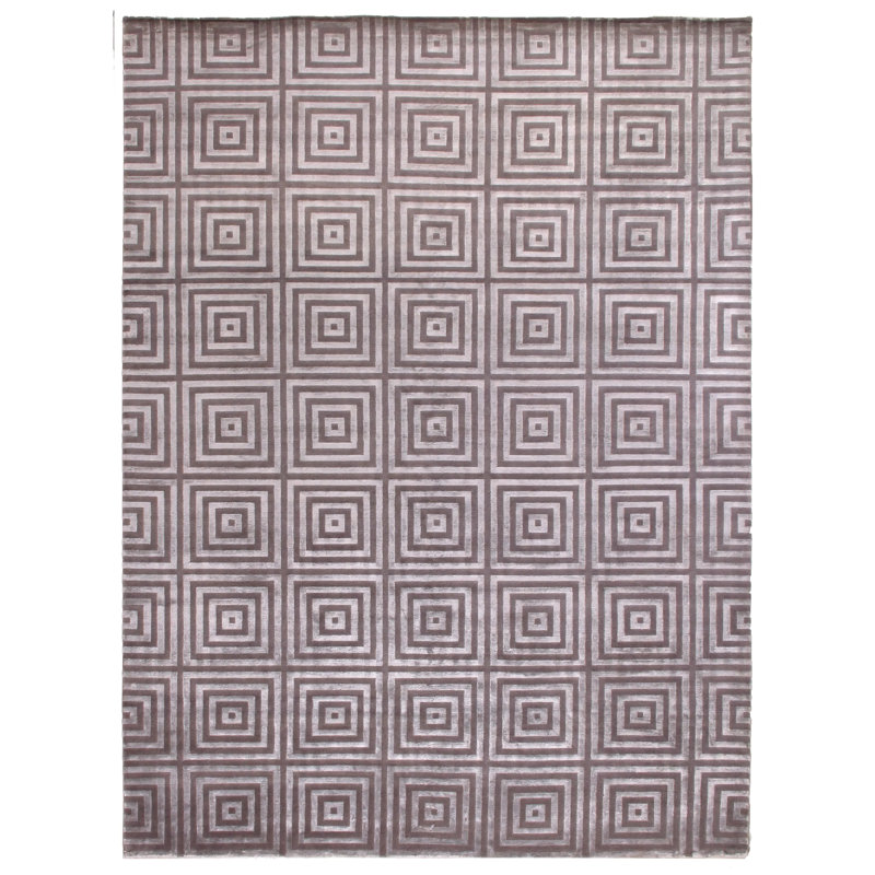 Super Tibetan Geometric Area Rug, Rectangle 12' x 15'