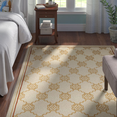 Ivoire trellis tapis