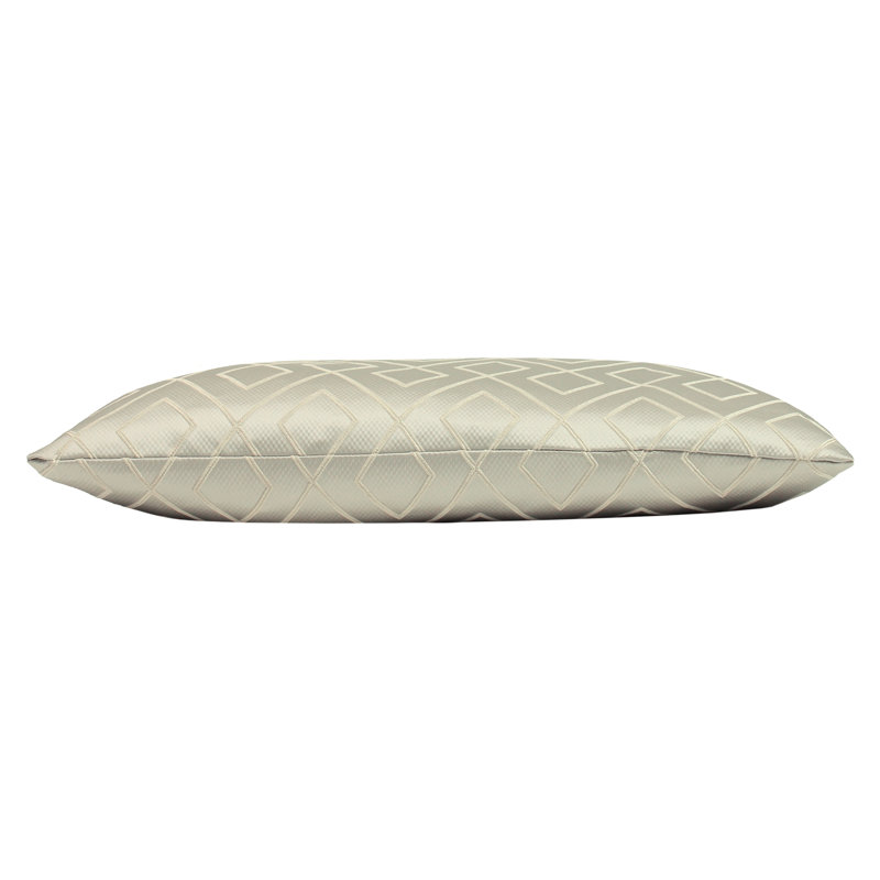 Geometric Rectangular Cushion Cover, Pumice
