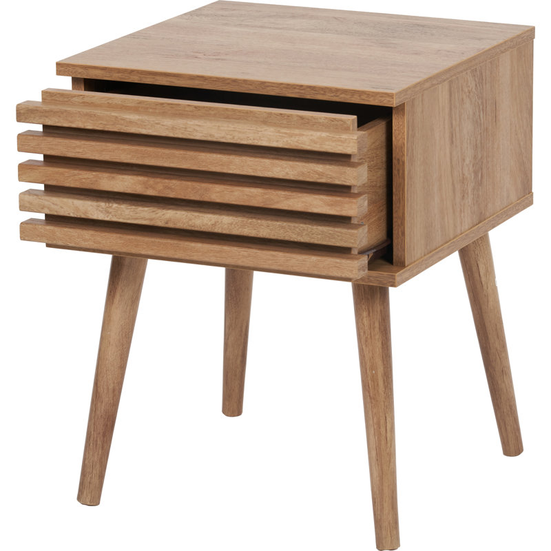 Teachey 40cm W Manufactured Wood Bedside Table
