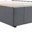 Queen Size Upholstered Platform Bed with Hydraulic Storage System in Grey for Modern Bedrooms and Extra Storage.-2035223075