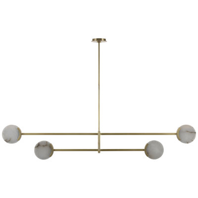Kelly Wearstler Melange 72" Multi-Positional Chandelier with Alabaster