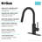 KRAUS Oletto Single Handle Pull Down Kitchen Faucet with QuickDock Top Mount Installation Assembly-2046980630