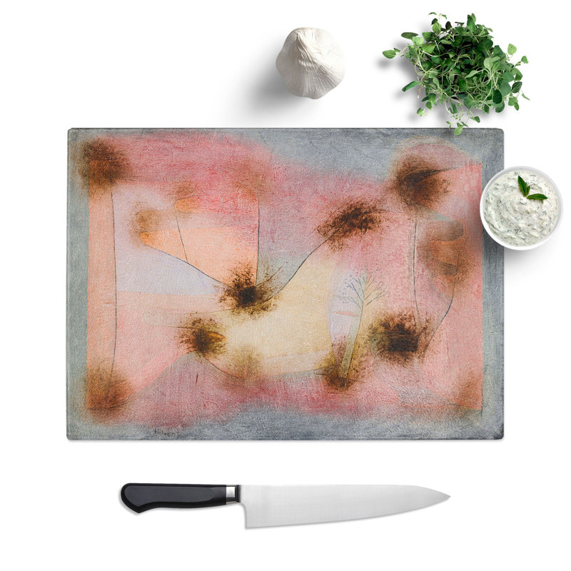 Hardy Plants by Paul Klee Chopping Board, 0.4cm H x 20cm W x 28.5cm L