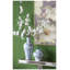 D8.1x16.9 "Vase en porcelaine à motif floral bleu et blanc