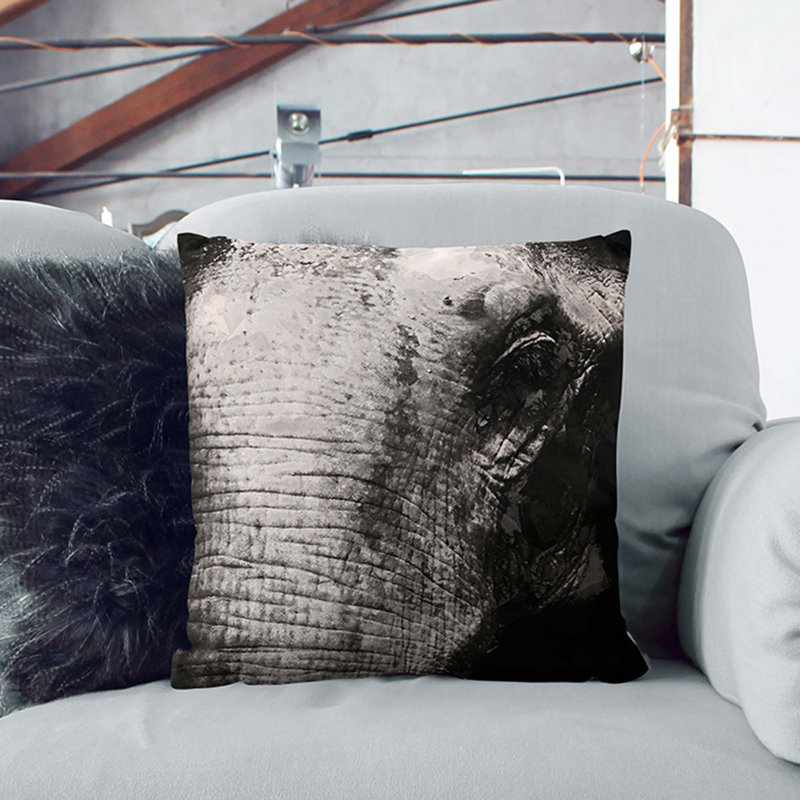 Square Throw Cushion, 40cm H x 40cm W x 15cm D