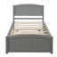 Lit plateforme simple avec lit gigogne-1815560799