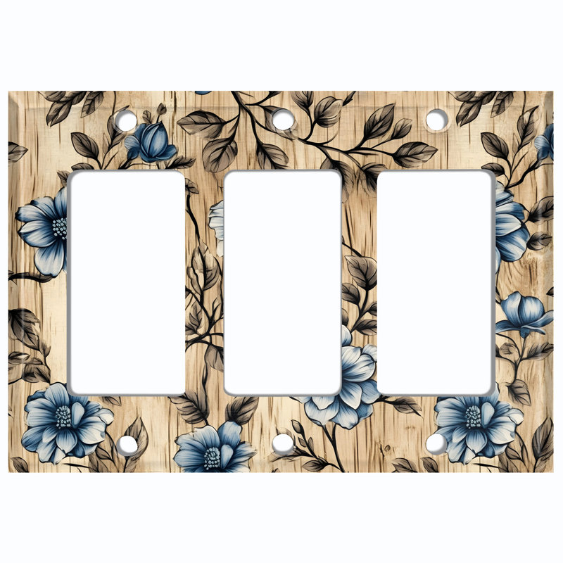 3 - Gang Rocker Standard Wall Plate