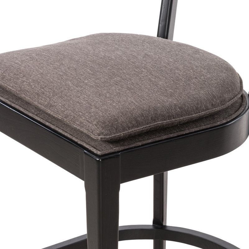 Britt Counter & Bar Stool, Black, Counter Stool (26" Seat Height), Cream