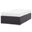 Repose-pieds d'extérieur rectangulaire avec coussin Convene-1608561258