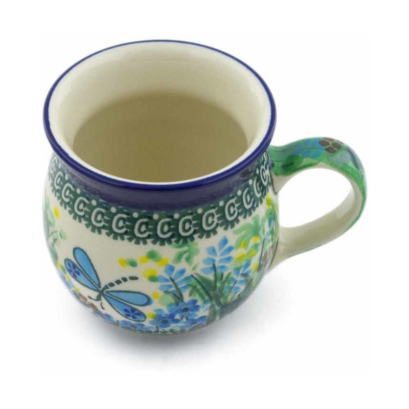 Handmade Stoneware Porcelain Coffee Mug Teacup and Saucer