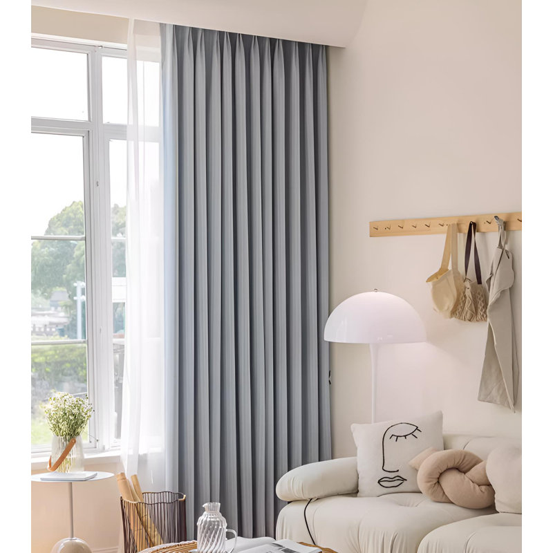 Elleanna Room Darkening Curtain Single Panel, 78.74" W x 106.3" L