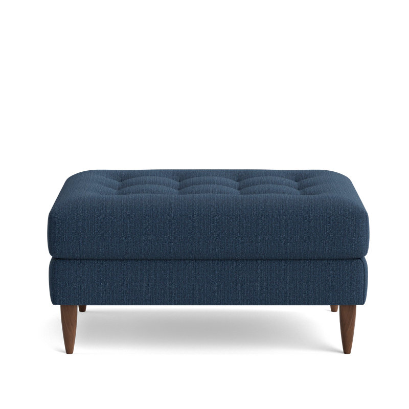 MCM Ottoman, Performance Weave - Navy