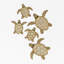Linum Home Textiles 100% Turkish Cotton TORTUGA 3PC Embellished Towel Set 1BT2HT-2069143894