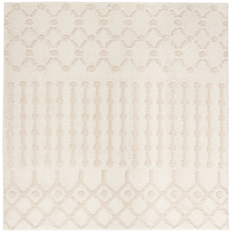 Tapis crème Burnvale, Carré 6 pi 7 po