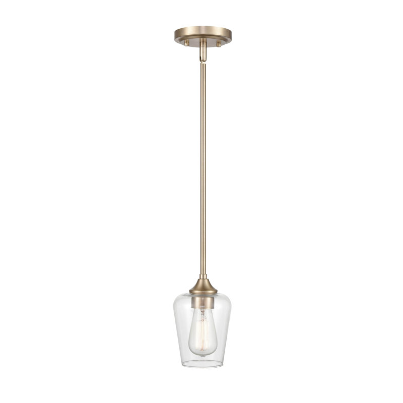 Luminaire suspendu à pot 1 lumière Scarlett-Leigh, H 62 po x l 5 po x P 5 po