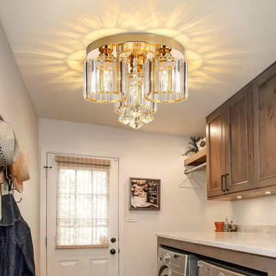 Farmhouse Glass Chandelier