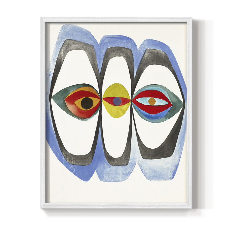 Magic Tricks IV Framed Print - Solid Wood, 28" H x 22" W, White