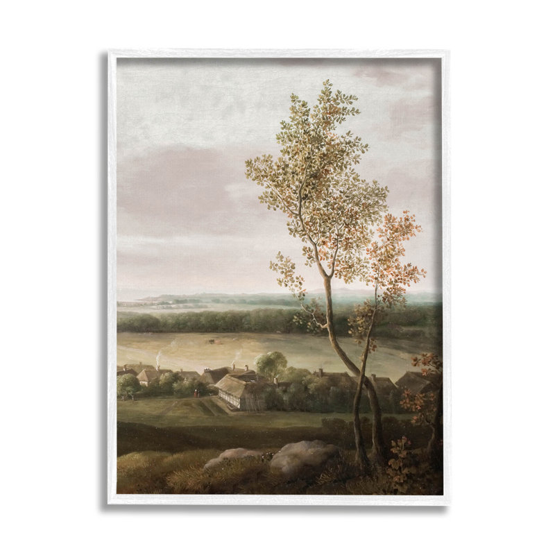 "Classic Coastal House", art de la giclée par lettres et lignes, H 14 po x l 11 po x P 1,5 po