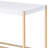 Gold Finish Writing Desk W/USB-1294296663
