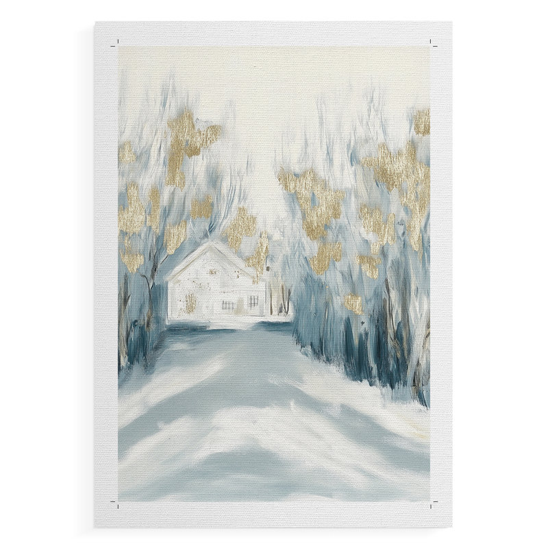 Christmas Holiday Art CDLXII - Impression sur toile seulement - NON CADRE, H 18 po x l 12 po