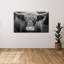 "Cow Nose BW" par Nathan Larson, reproduction sur toile-2062697490
