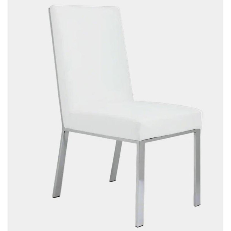 Chaise de salle à manger Naitsabes, Blanc