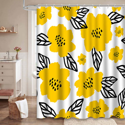 Rideau de douche à 12 crochets FloralRepeat