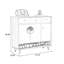 Rangement pour chaussures en bois manufacturé Burlywood