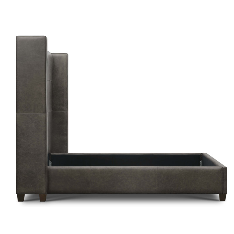 Bardot Leather Bed, King