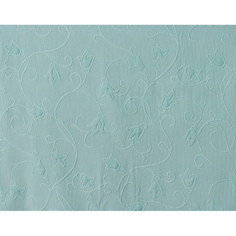 Vermont Cotton Blend Floral Bedspread, Mint, 280 x 260 cm Bedspread