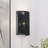 Asllan 1 Light Black Ada Sconce-122725043-122725044