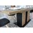 Expandable Dining Table Fidel with Hidden Extension Leaf Ideal for Everyday Dining and Entertaining-1842258494