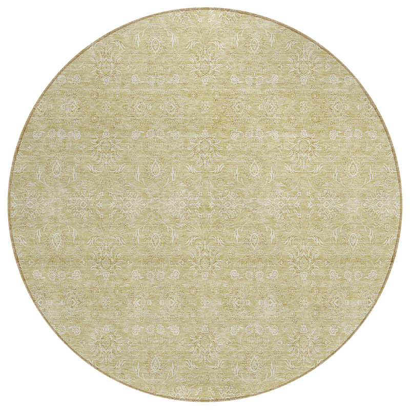 Tapis intérieur / extérieur Alta avec envers antidérapant, Rond 8 pi