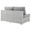 Canapé modulaire d'extérieur en osier avec coussins de 56,5 po de largeur Convene-1271917285-1271917287